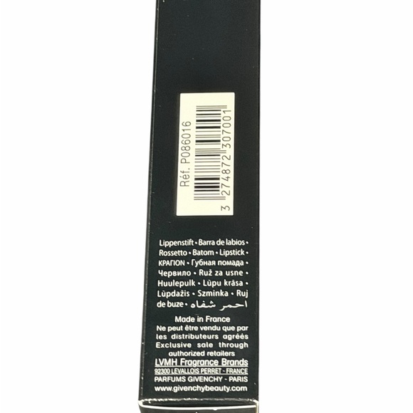 Givenchy Rouge Interdit Vinyl 16 Noir Revelateur Color Enhancing Lipstick - Picture 3 of 4